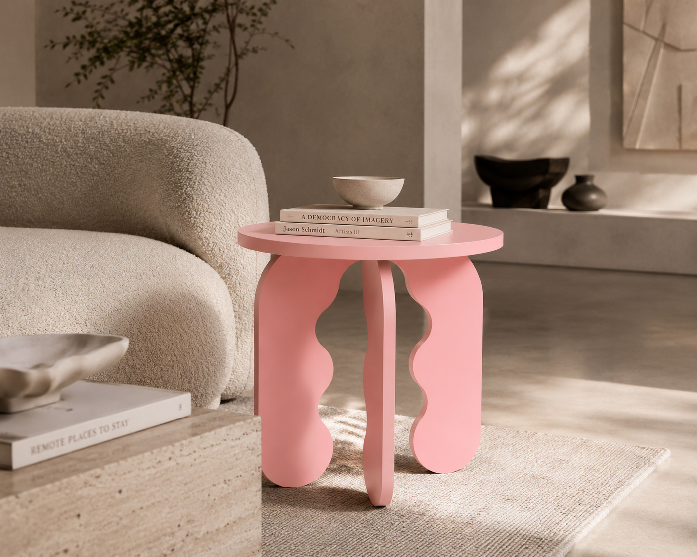Bubble Side Table - Rose