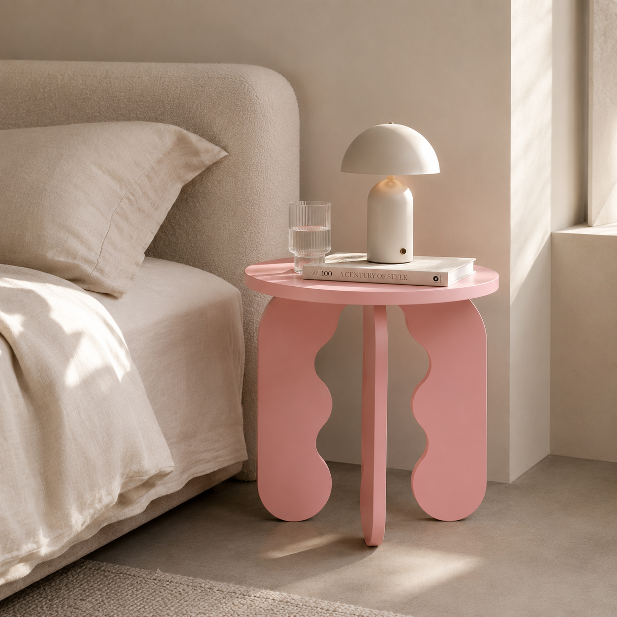 Bubble Side Table - Rose