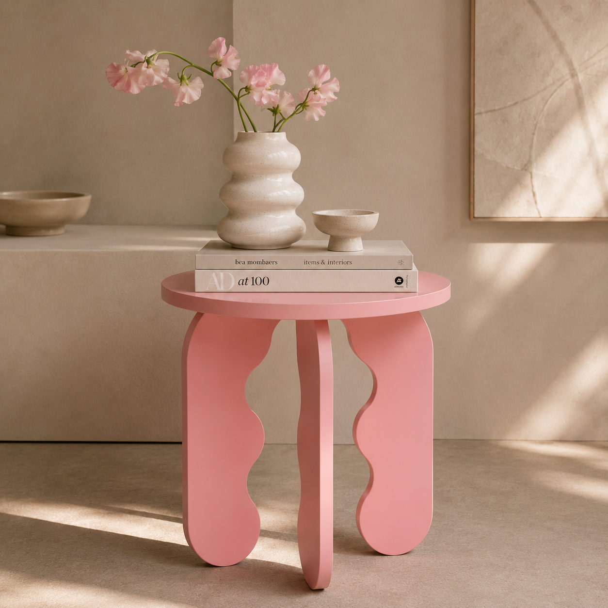 Bubble Side Table - Rose