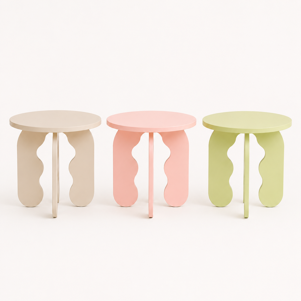 Bubble Side Table - Dough