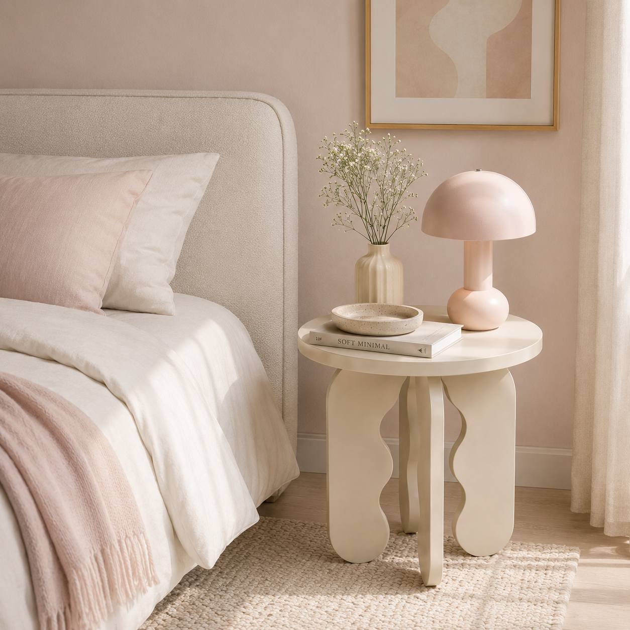 Bubble Side Table - Dough