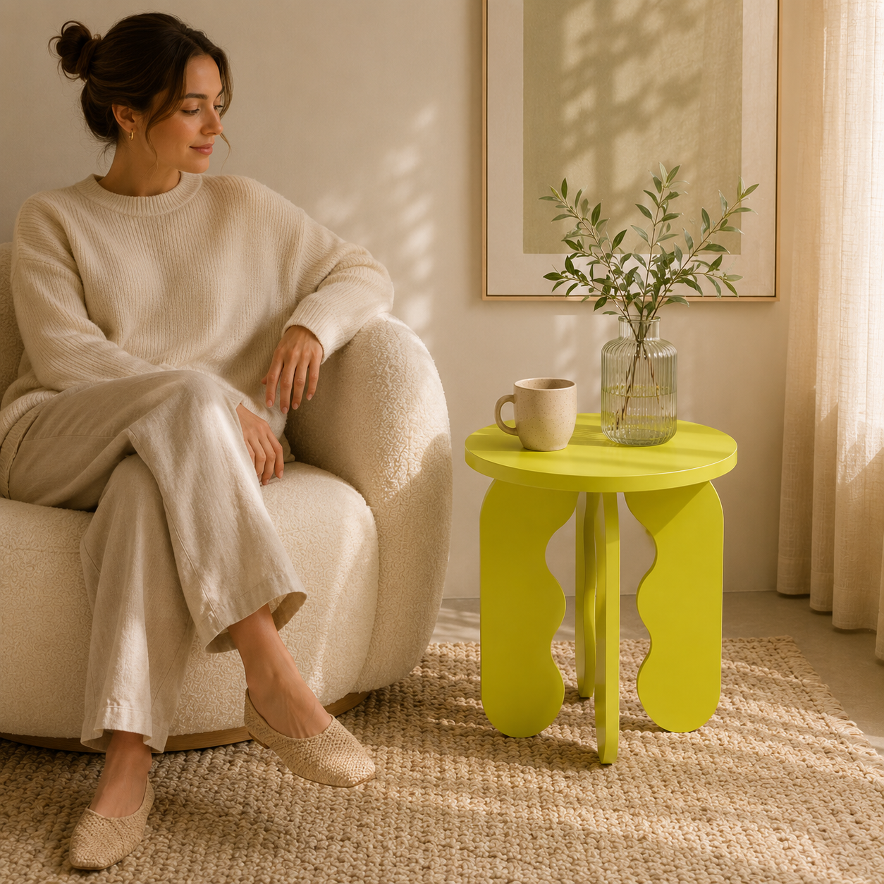 Bubble Side Table - Matcha