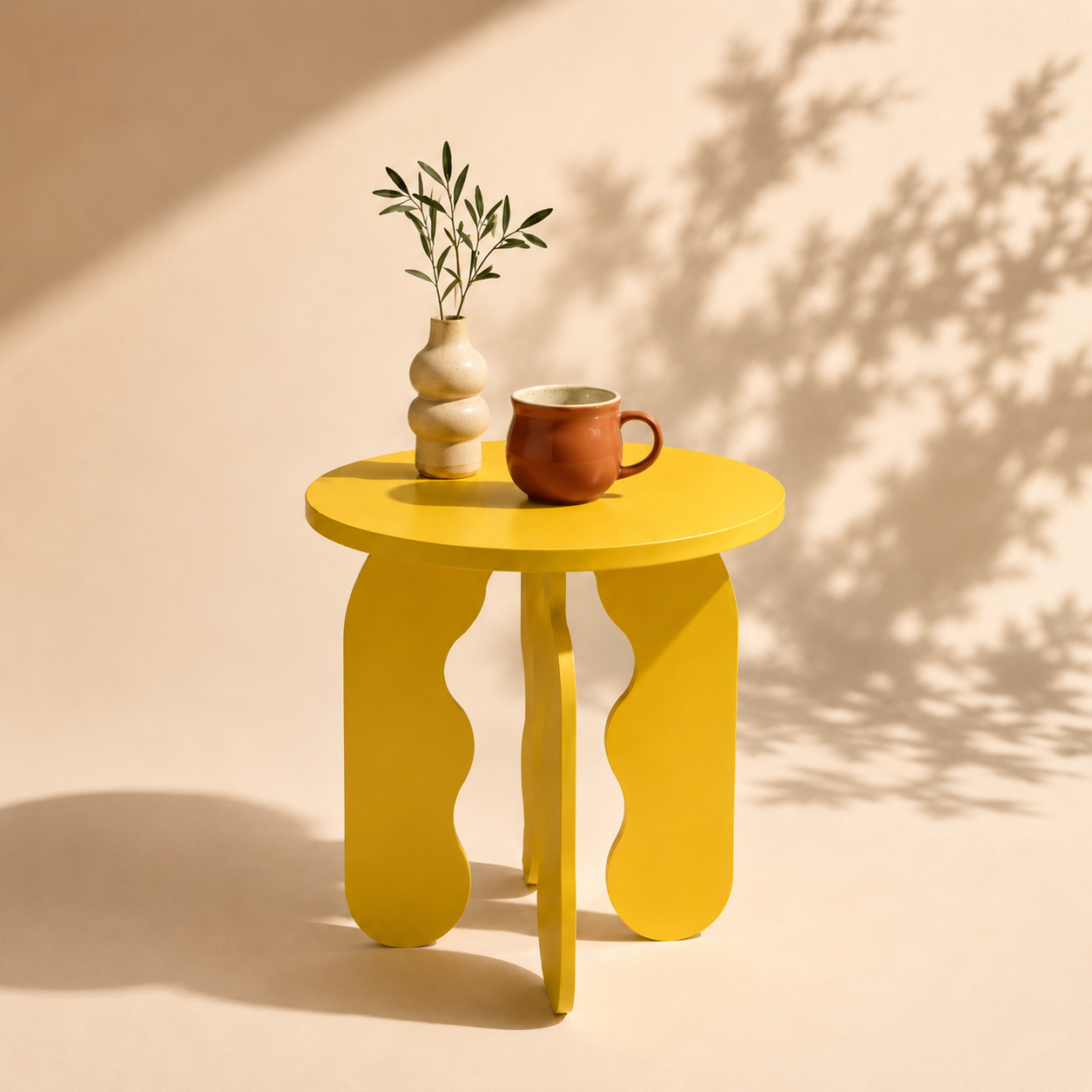 Bubble Side Table - Lime