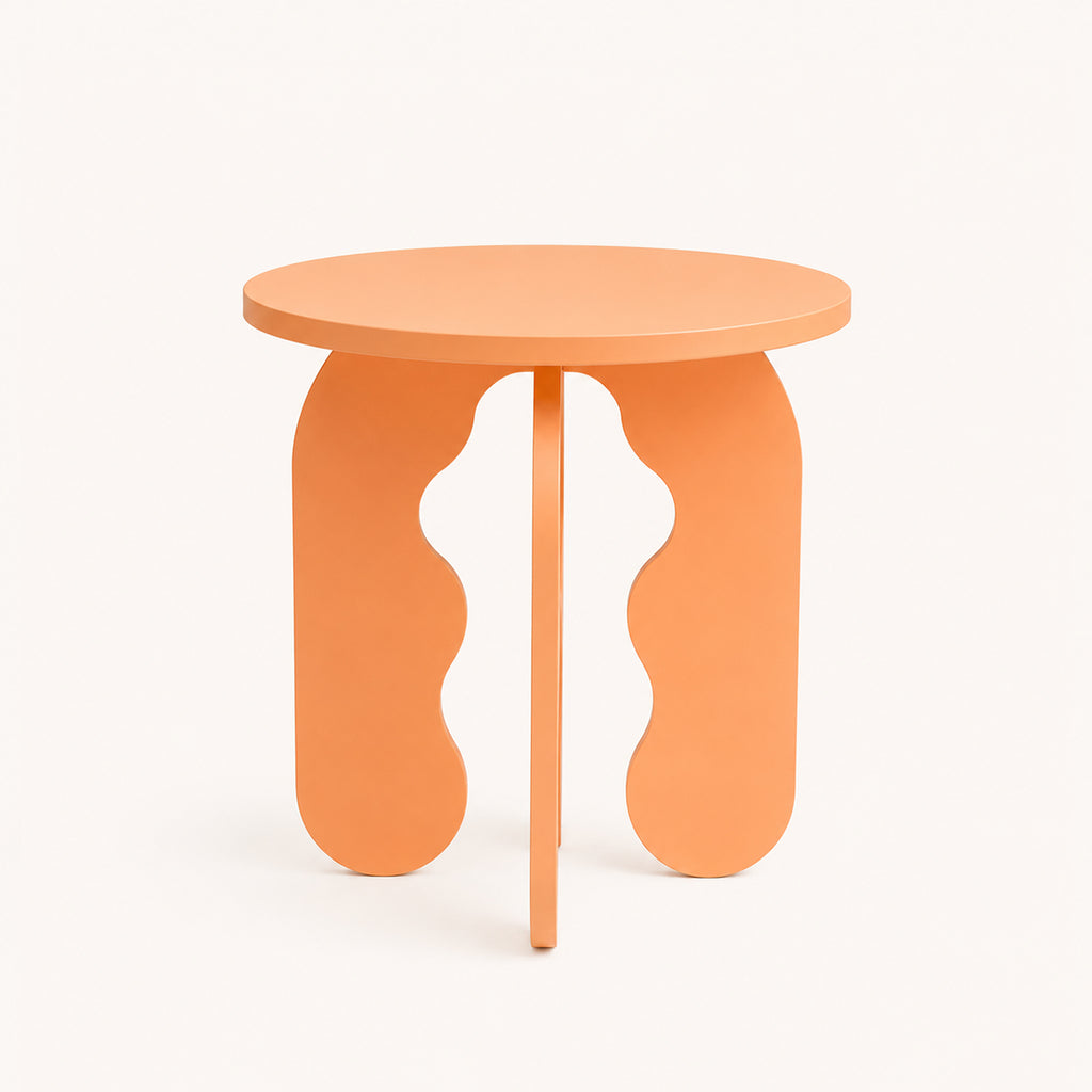 Bubble Side Table — Peach