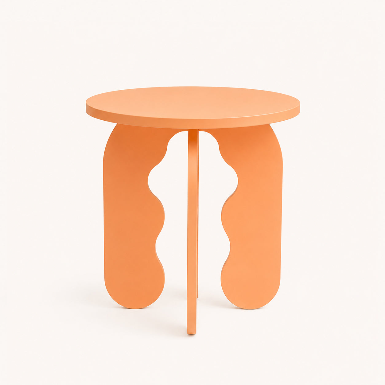Bubble Side Table — Peach
